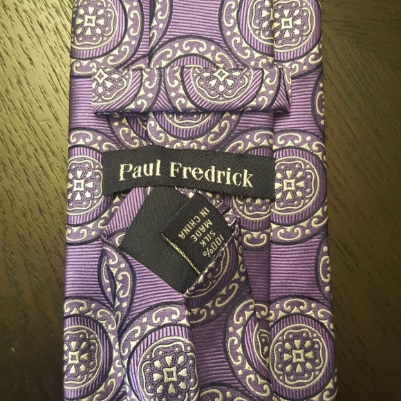 Paul Fredrick Silk Tie - Picture 4 of 4